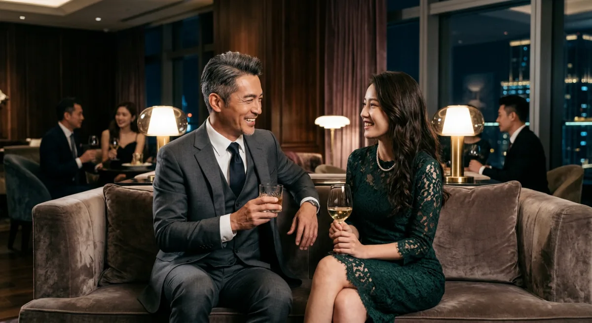 Sugar Baby 成長階段與關係互動示意圖